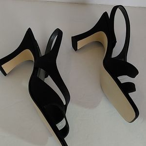 Mootsies Tootsies Collection black satin heels